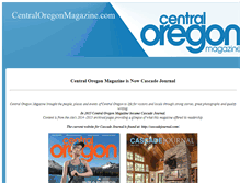 Tablet Screenshot of centraloregonmagazine.com